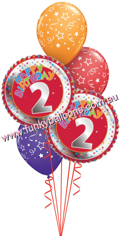 (image for) 2nd Birthday Stars Bouquet