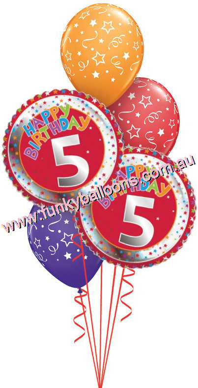 (image for) 5th Birthday Stars Bouquet