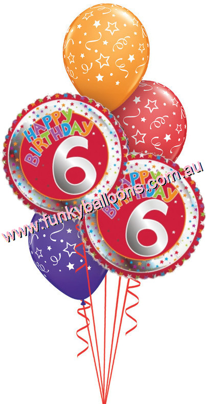 (image for) 6th Birthday Stars Bouquet