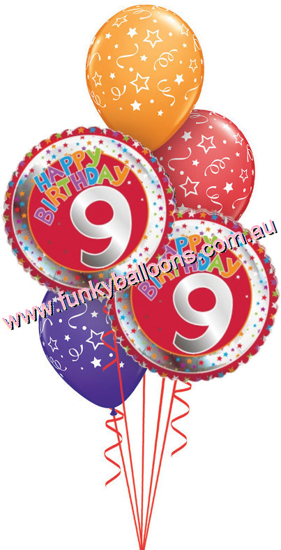 (image for) 9th Birthday Stars Bouquet