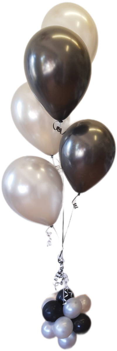 (image for) 5 Balloon Table Bunch w/ Topiary Weight (Float Time 12 Hours) - Click Image to Close